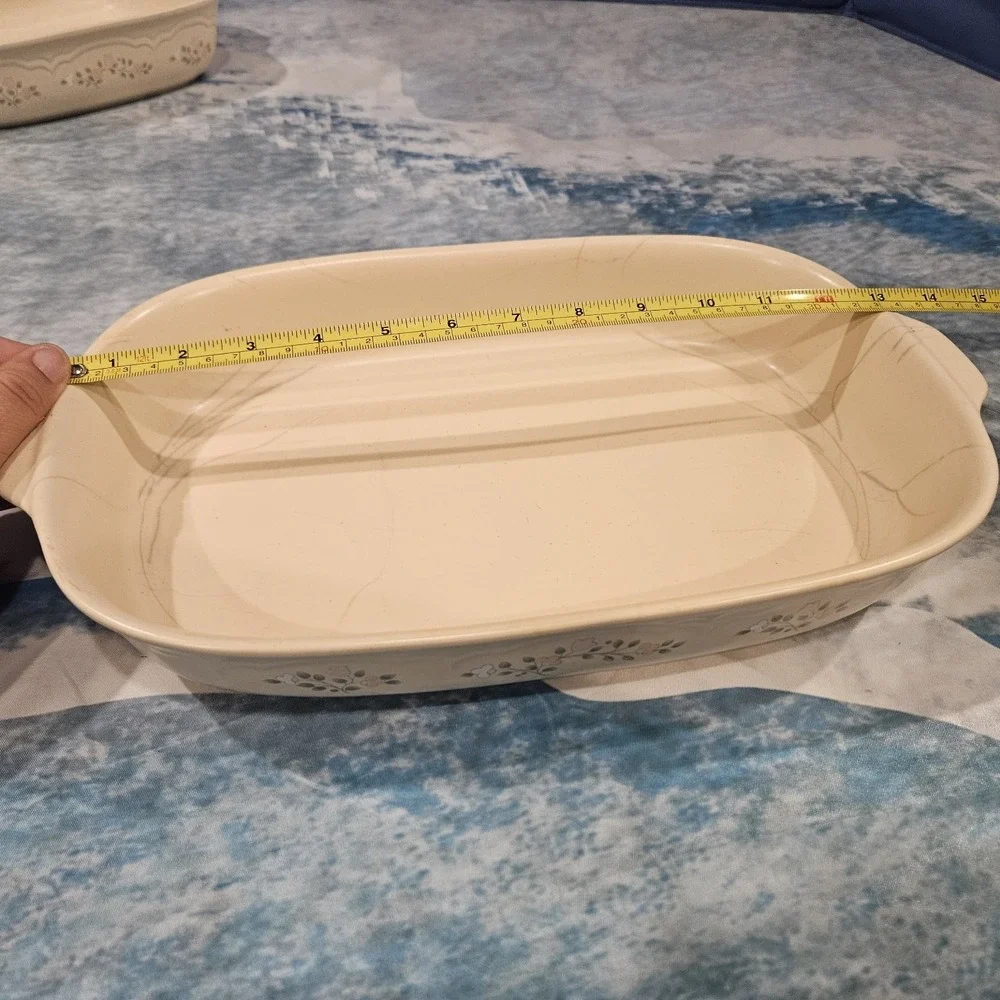 Pfaltzgraff Set of 2 Stoneware Baking Dishes Oven Safe‎ Casserole Dish USA